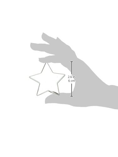 2.75-Inch Star Cookie Cutter for Baking, Fondant & Crafts