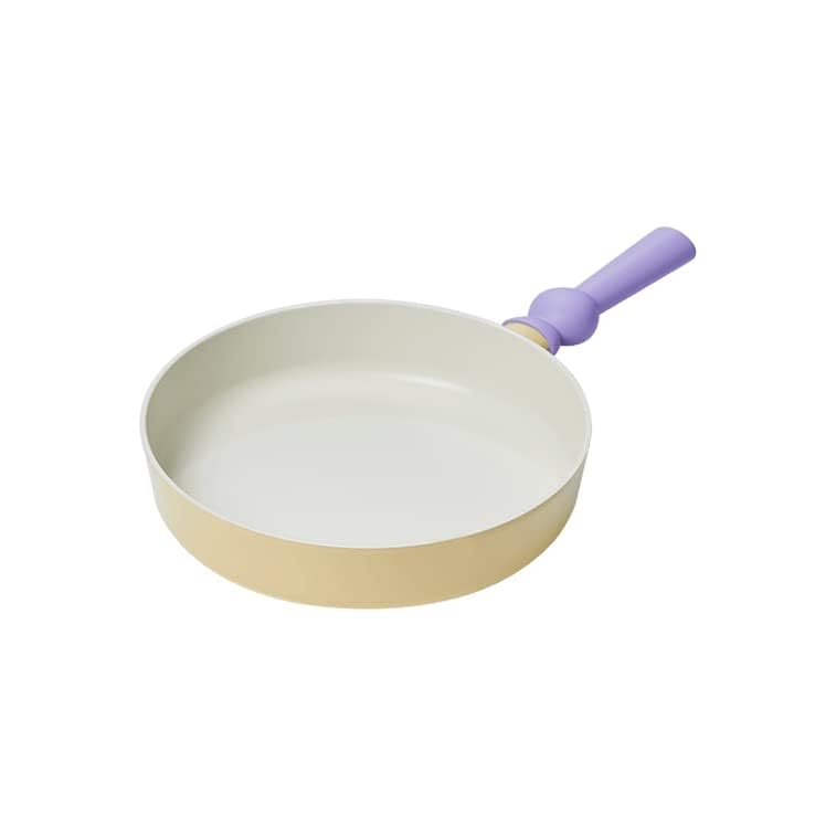 Neoflam Better Finger Kitchen Essential 9.5 Inch Stir Frying Pan with Handle, Healthy Cooking Nonstick Ceramic Coating Skillet, Induction Compatible Cookware, Made in Korea (24cm Frying Pan)