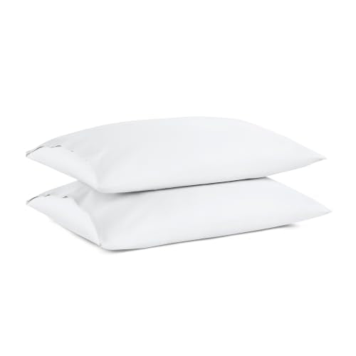 Brooklinen Luxe Sateen Pillowcase Set - White, Standard Size