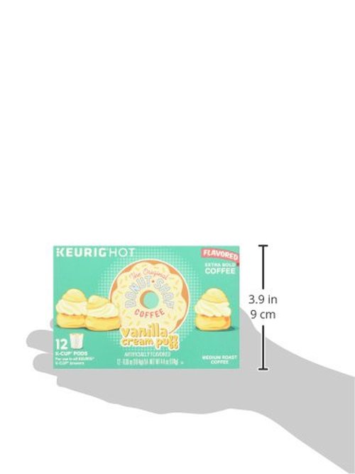 Keurig Green Mountain Donut Shop Coffee - Medium Roast Vanilla Puff Pods | 12 Count