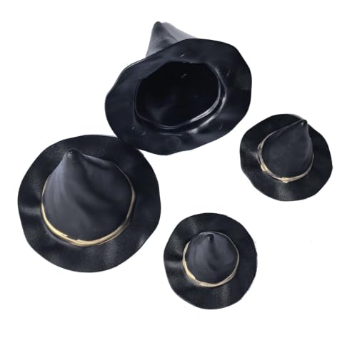 12 Pack Halloween Mini Witch Hats for DIY Crafts Party Decorations