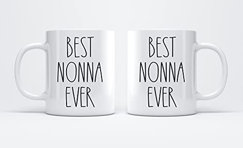 Nonna Ever Coffee Mug 11oz - Family Gift for Christmas & Birthday - Dishwasher & Microwave Safe