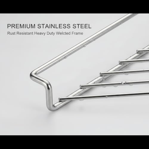 Corner Sink Drying Rack - Triangle Stainless Steel Sink Shelf - 1 Pack