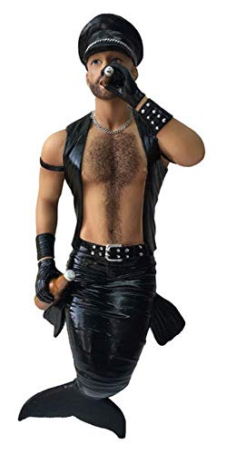 Smokin Hot Merman Christmas Ornament - Edgy Sea Creature Decor