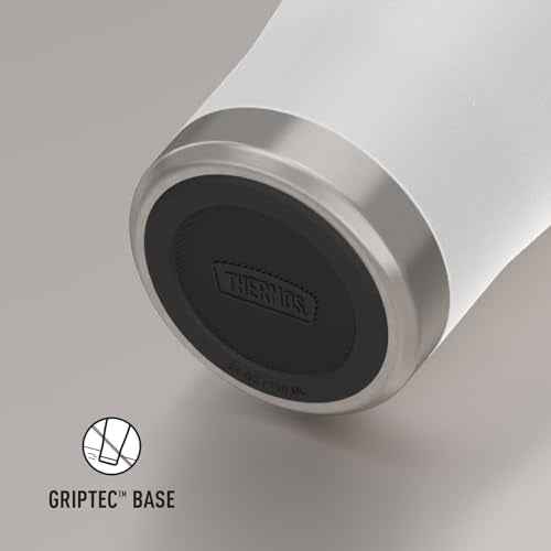 THERMOS ICON SERIES, Stainless Steel Cold Tumbler with Slide Lock, 24 Ounce, Snow