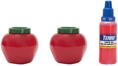 TERRO 2-Pack Fly Trap - Effective Indoor & Outdoor Insect Control | Non-Toxic Design