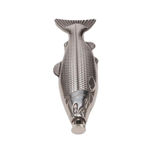 10 Pack Fish Shape Stainless Steel Hip Flask 5Oz for Outdoor Drinking