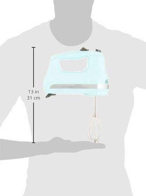 KitchenAid 5-Speed Ultra Power Hand Mixer - Ice Blue | Certified Renewed Quality