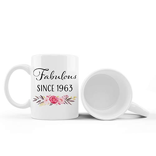 1963 63rd Birthday Coffee Mug - Funny Gift for Women Men, Mom, Wife, Sister, Grandma - Variation of 1963
