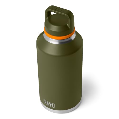 YETI 64 oz Water Bottle with Chug Cap - Olive & King Crab Orange