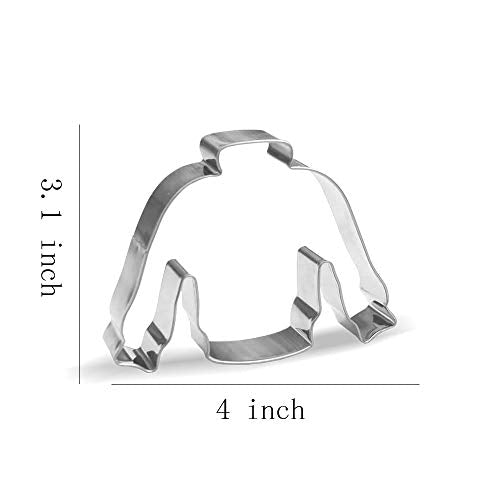 4 Inch Stainless Steel Ugly Sweater Cookie Cutter for Christmas Baking