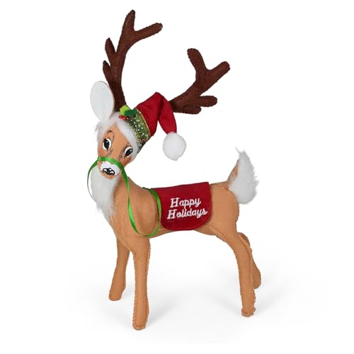 Annalee Yuletide Reindeer 8-Inch Christmas Decoration - Yuletide 2024 Collection