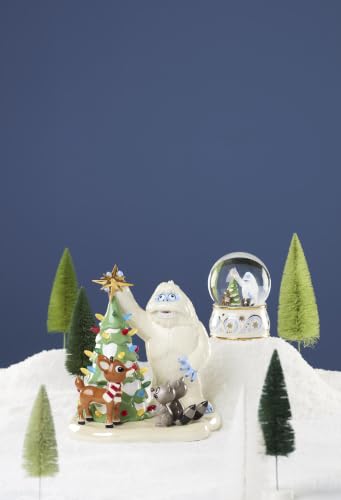 Lenox Rudolph The Red-Nosed Reindeer Snow Globe - Light-Up Holiday Decor