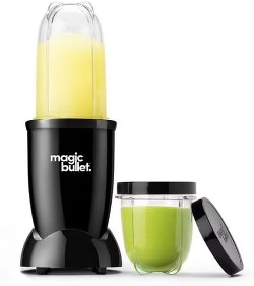 Magic Bullet Personal Blender Set - 7 Pieces for Smoothies, Shakes & More | Compact Design