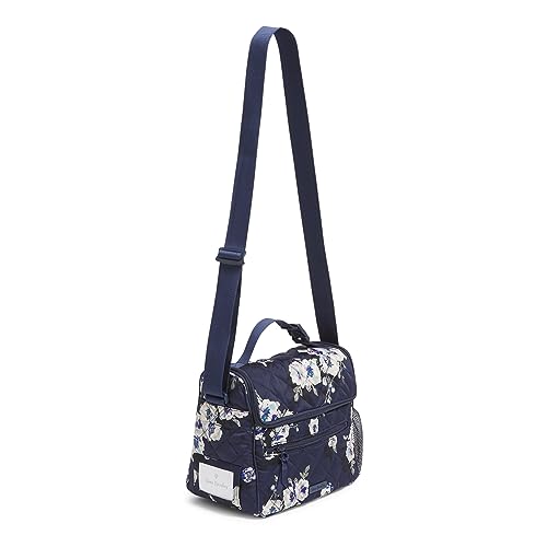 Vera Bradley Performance Twill Crossbody Lunch Tote, Blooms and Branches Navy
