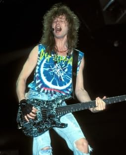 8x10 Concert Photo of Rick Savage Performing Live with Def Leppard