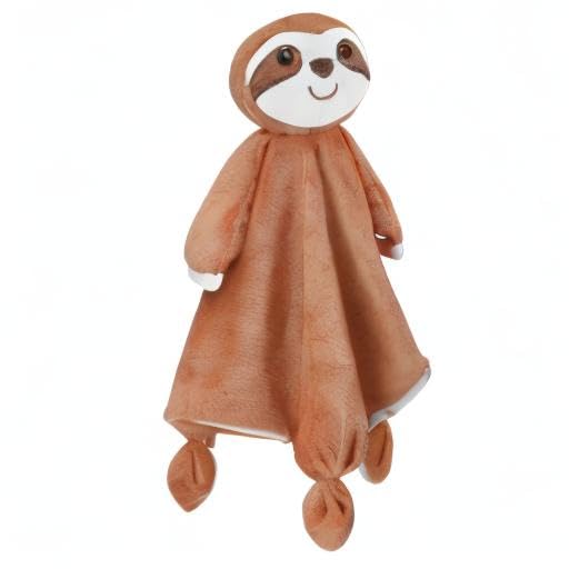 Pro Goleem Sloth Security Blanket - Soft Lovey for Newborns | 14-Inch Snuggle Toy for Boys and Girls