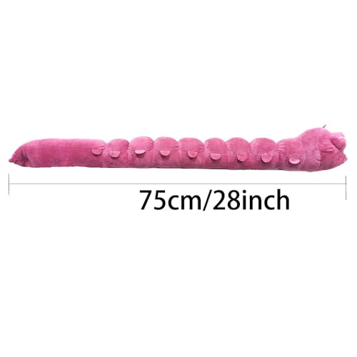 28 Inch Anime Plush Worm Toy - Soft Stuffed Pillow for Kids & Collectors