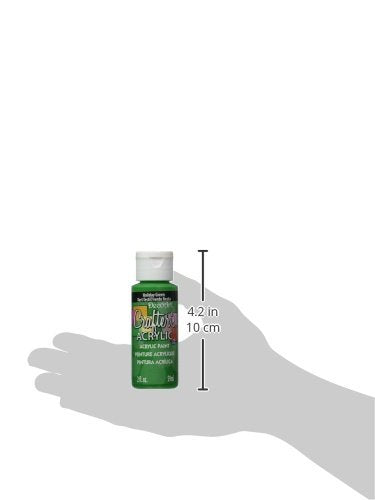 DecoArt Crafter's Acrylic Paint - Holiday Green 2oz - Versatile Craft Paint with Bright Lightfast Pigments