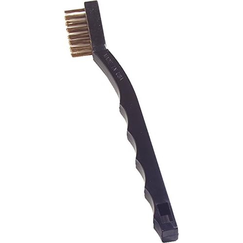 Carlisle FoodService Products 4127000 AP Single-Ended Gun Cleaning Brush, 7", Brass
