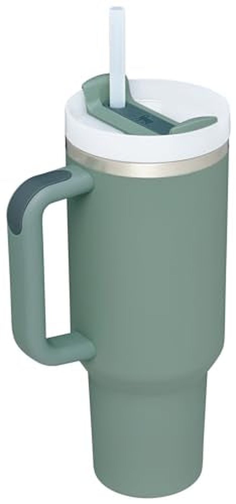 STANLEY Quencher H2.0 Tumbler with Handle and Straw 40 oz | Flowstate 3-Position Lid | Cup Holder Compatible for Travel | Insulated Stainless Steel Cup | BPA-Free | Shale
