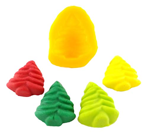 Christmas Tree Silicone Candy Molds - 4 Cavities for Homemade Chocolates and Gummies