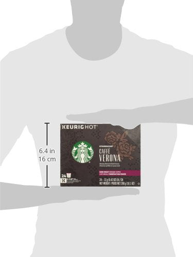 Starbucks K-Cup Coffee Pods - Dark Roast Caffè Verona for Keurig - 100% Arabica - 96 Pods Total