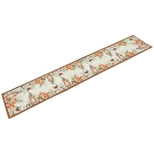 Rustic Woodland Table Runner - Animal-1 13x36 Inches Farmhouse Decor