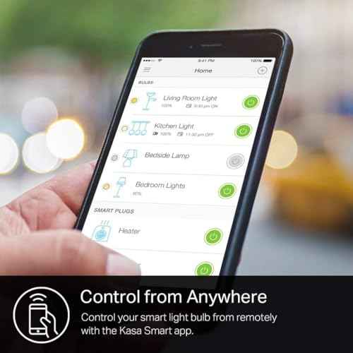Kasa Smart Light Bulb KL110, LED Wi-Fi smart bulb works with Alexa and Google Home, A19 Dimmable, 2.4Ghz, No Hub Required, 800LM Soft White (2700K), 9W (60W Equivalent)