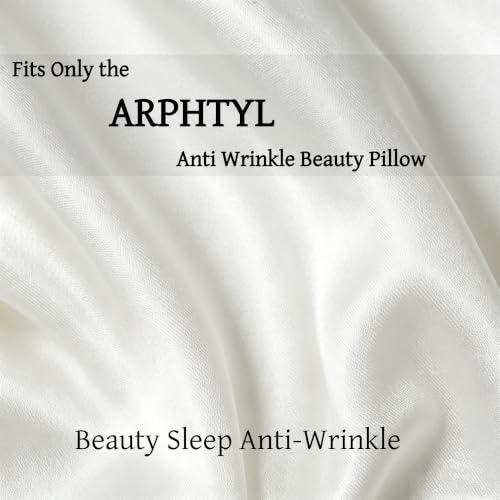 Satin Pillow Cover for Anti-Wrinkle Beauty Pillow - Custom Fit & Gentle