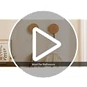 Large Woven Rattan Wall Hooks Set - Boho Coat & Hat Hangers, 2 Pack