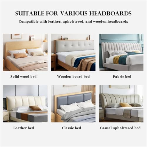 Green Padded Headboard Cover for Full to Queen Size, 160x70cm
