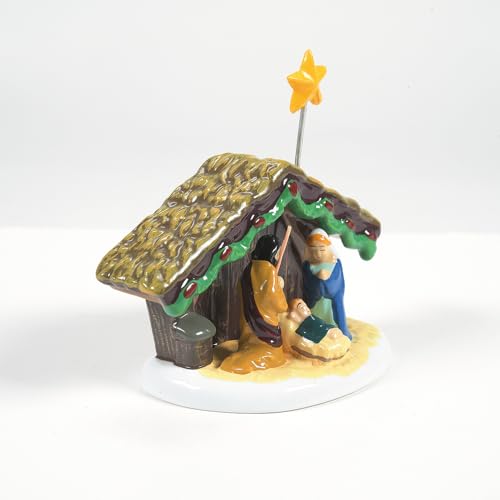 Nativity Miniature Figurine - Holy Family Christmas Village Decor, 1.57 inch