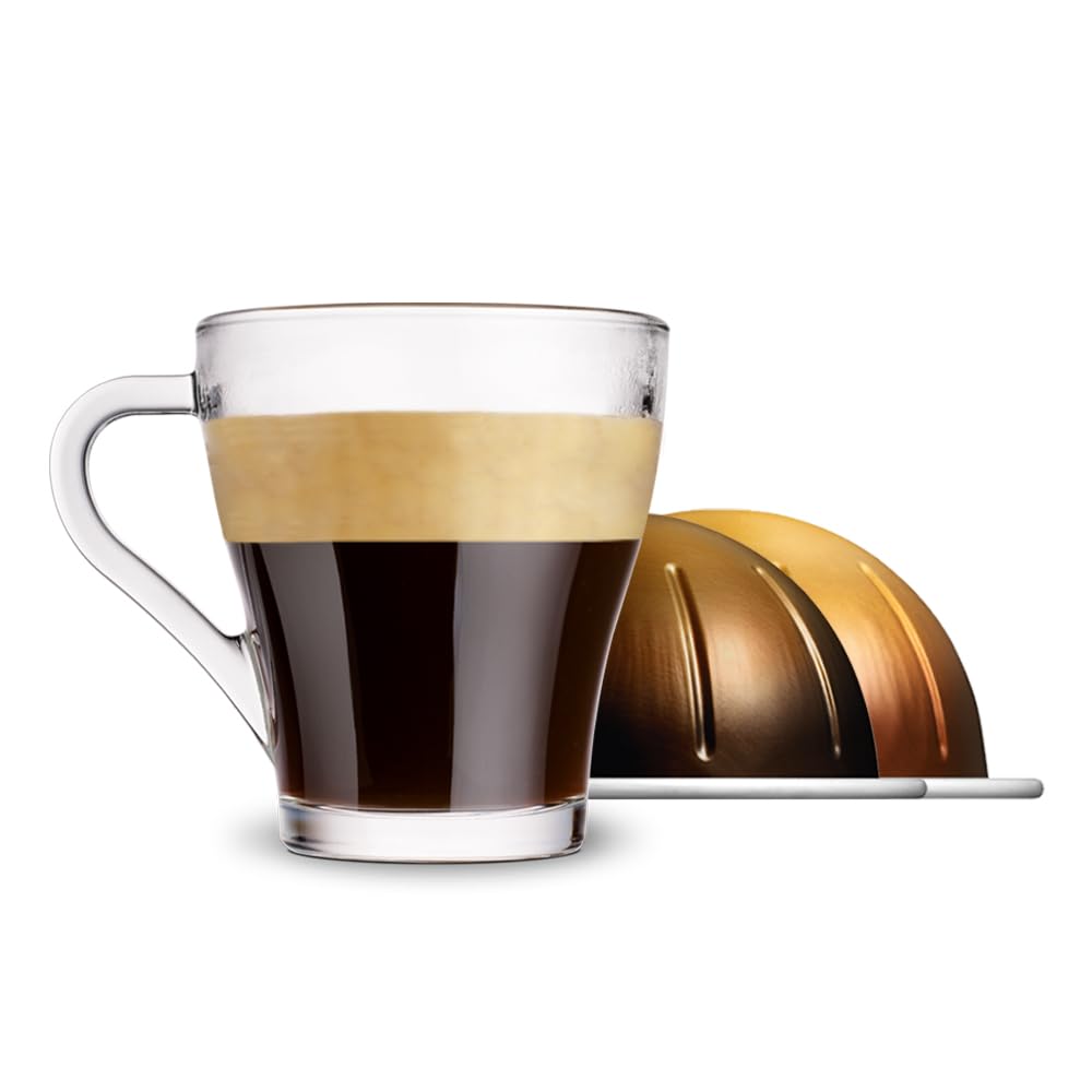 Skiennix Double Espresso Coffee Pods - Rich Flavor & Aroma | 20 Pods, Chiaro+Dolce