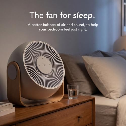 Smart Sleep Fan with White Noise Machine, Adjustable Cooling & App Control