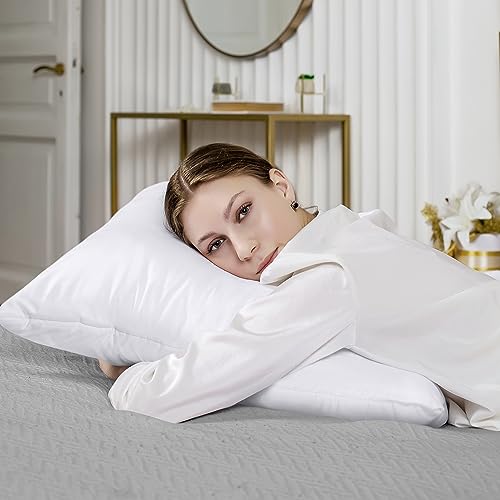 Utopia Bedding 12x12 Pillow Inserts, Set of 2, White – Indoor Decorative Throw Pillows for Bed, Sofa & Couch – Soft, Supportive & Fluffy Cushion Inserts