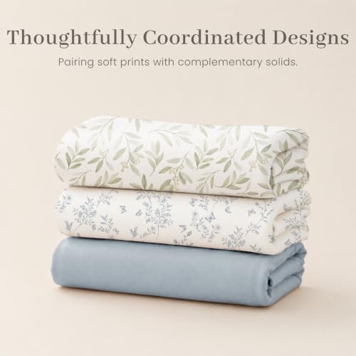 Baby Swaddle Blanket 2-Pack 41x41 Inches Soft Stretch Receiving Blankets