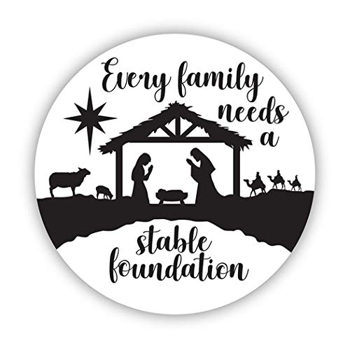 Nativity Scene Magnet - 6 Inch Holy Family Christmas Decor