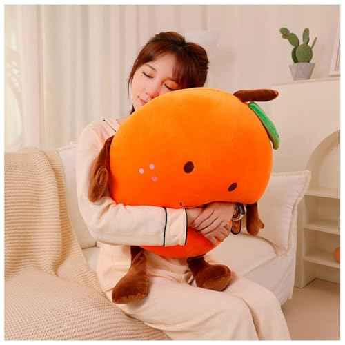 Orange Plush Pillow, Fruit Stuffed Animal, Food Plush Pillow, Gift for Kids, Adults, Boys, Girls(15.7 inch)
