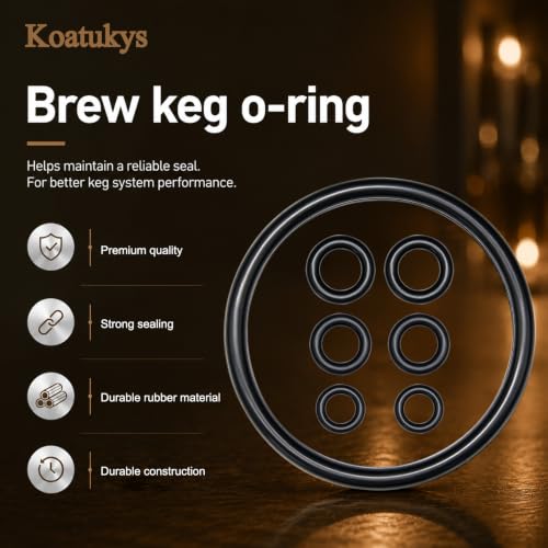 35 PCS Keg O-Ring Replacement Kit for Cornelius Corny Kegs - Universal Fit
