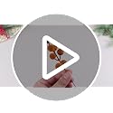 Velvet Christmas Ornaments Set - Beige, Brown & Dark Brown, 48 Pieces (Variation of THIS listing)