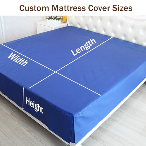 Waterproof Leather Mattress Protector - Custom Sizes, Easy Wipe Clean