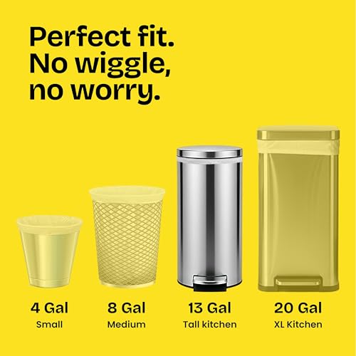 Glad ForceFlex Tall Kitchen Trash Bags, 13 Gallon, Gain Original, 40 Count (Package May Vary)