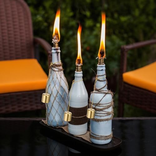 Brass Candle Snuffer Caps Gold Finish with Long Chain - 2pcs