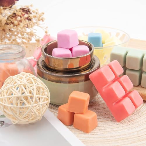 UCC Soy Wax Melts 4 Pack - Green, Fresh & Relaxing Candle Cubes