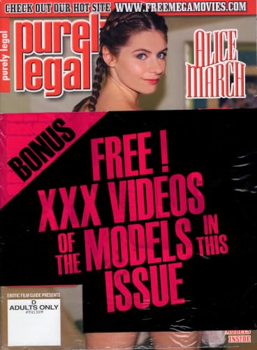 Adult Magazine Alice March Purely Legal #72 with Ruby Knox & Tori Black 2026
