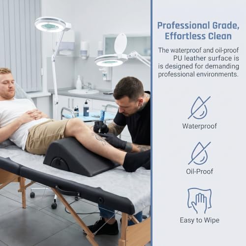 2-in-1 Massage Bolster Wedge with High-Density Foam Support for Therapy & Home Use