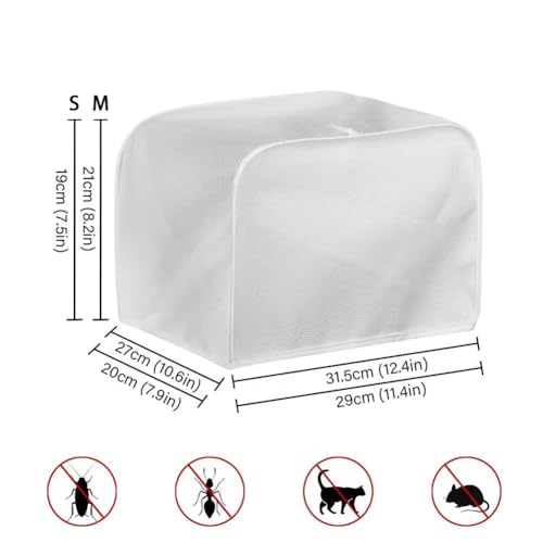 Christmas Santa Claus Toaster Cover 2 Slice - Small Kitchen Appliance Dust Cover