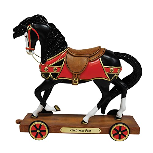 Christmas Past Horse Figurine - Painted Pony Collectible, 7.75 Inch