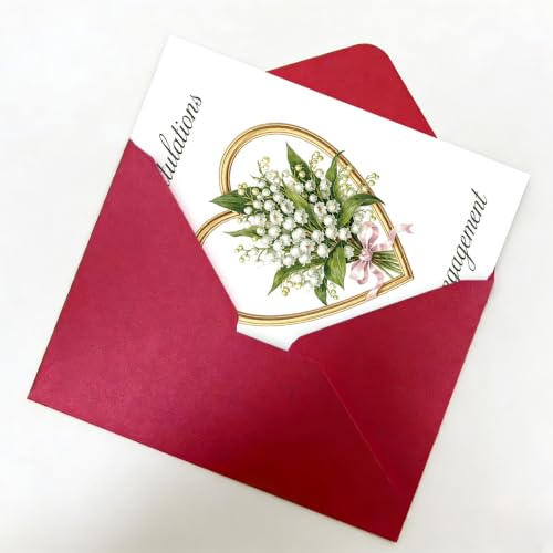 Engagement Card for Newly Engaged Couple - Congratulations Gift WX-488